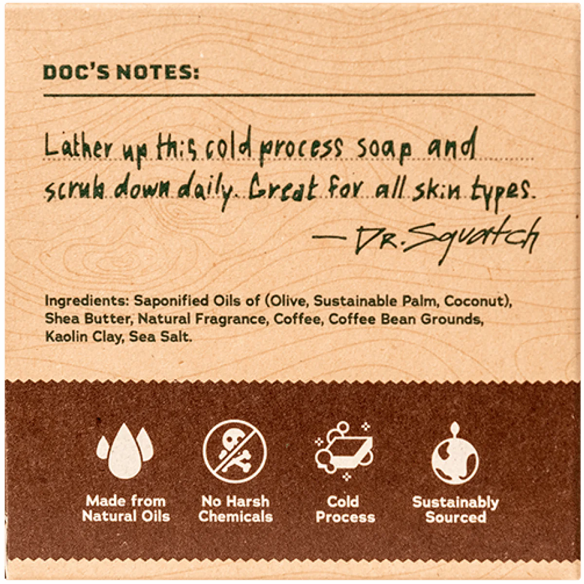 Dr. Squatch Cold Brew Cleanse Bar Soap