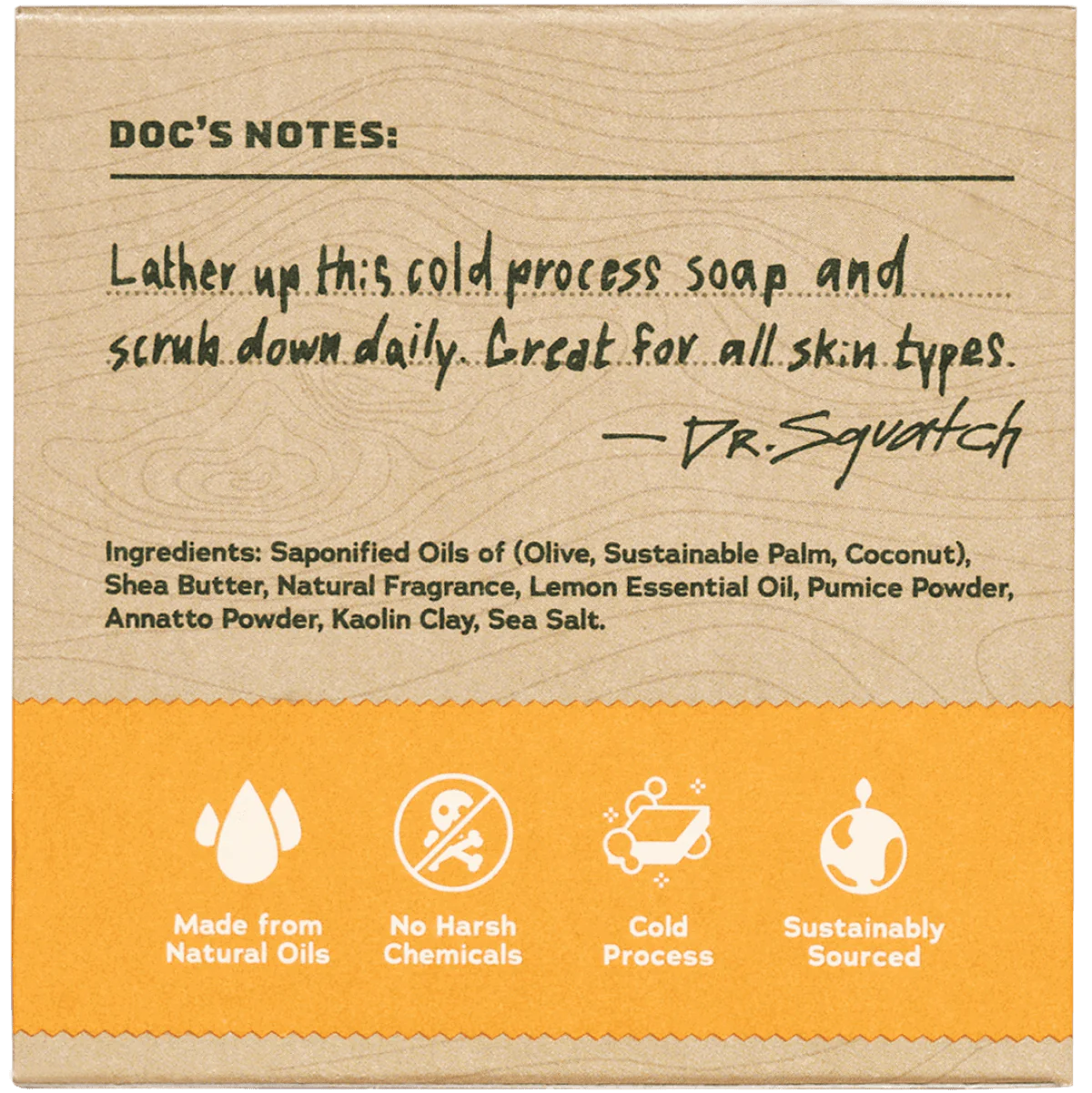 Dr. Squatch Summer Citrus Bar Soap