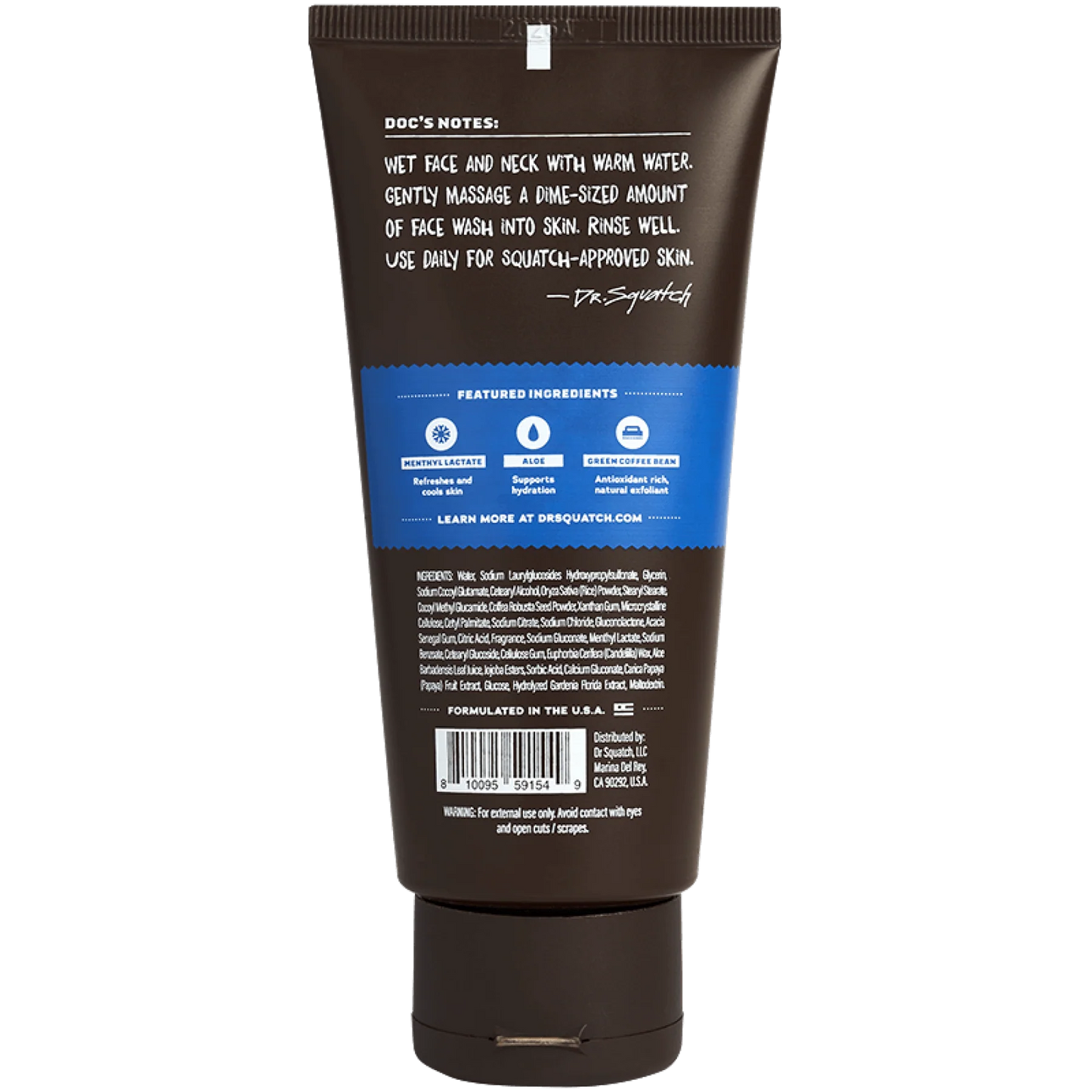 Dr. Squatch Fresh Falls Face Wash