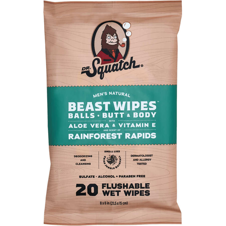 Dr. Squatch Beast Wipes Rainforest Rapids