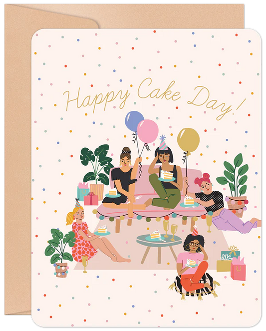 'Happy Cake Day' Willow & Ivy Birthday Card