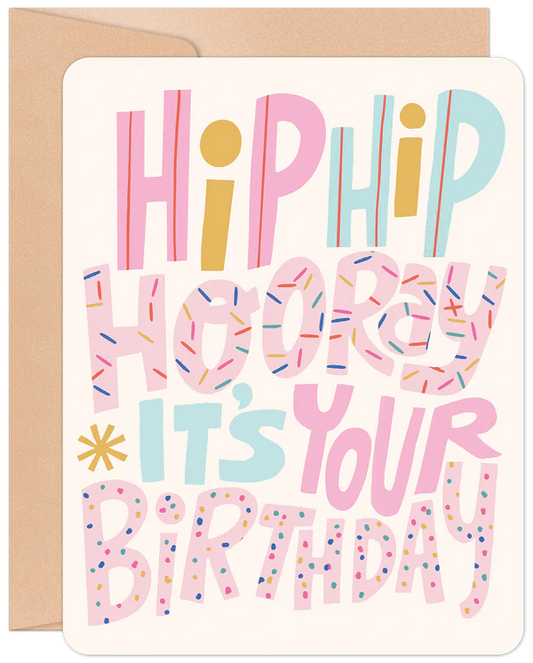 'Hip Hip Hooray' Willow & Ivy Birthday Card