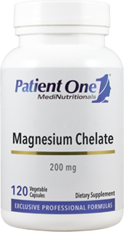 Patient One Magnesium Chelate 200 mg 120 Vegetable Capsules