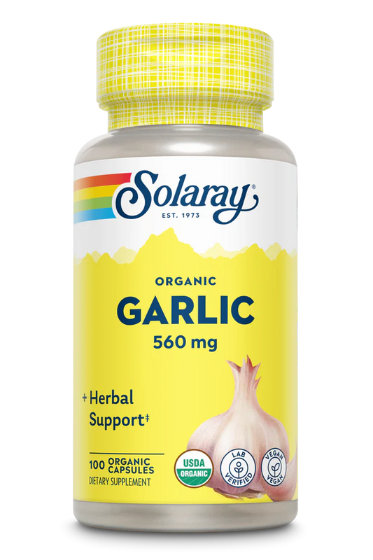 Solaray Organic Garlic 560 mg