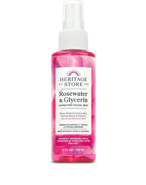 Heritage Store Rosewater & Glycerin 4 oz.
