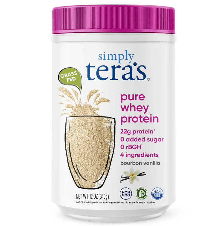 Simply Tera's Grass Fed Pure Whey Protein (Bourbon Vanilla)