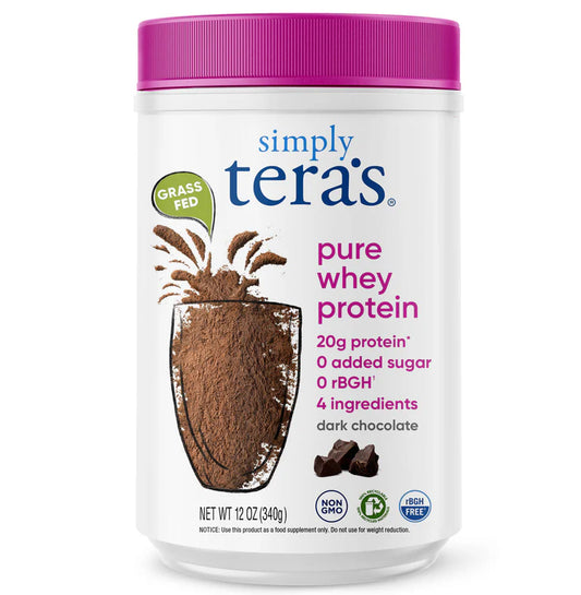 Simply Tera's Grass Fed Pure Whey Protein (Dark Chocolate)