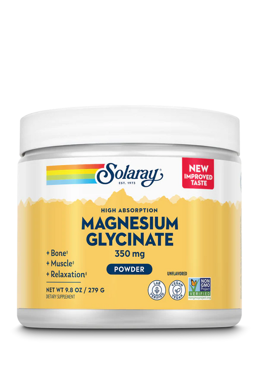 Solaray Magnesium Glycinate 350 mg Powder