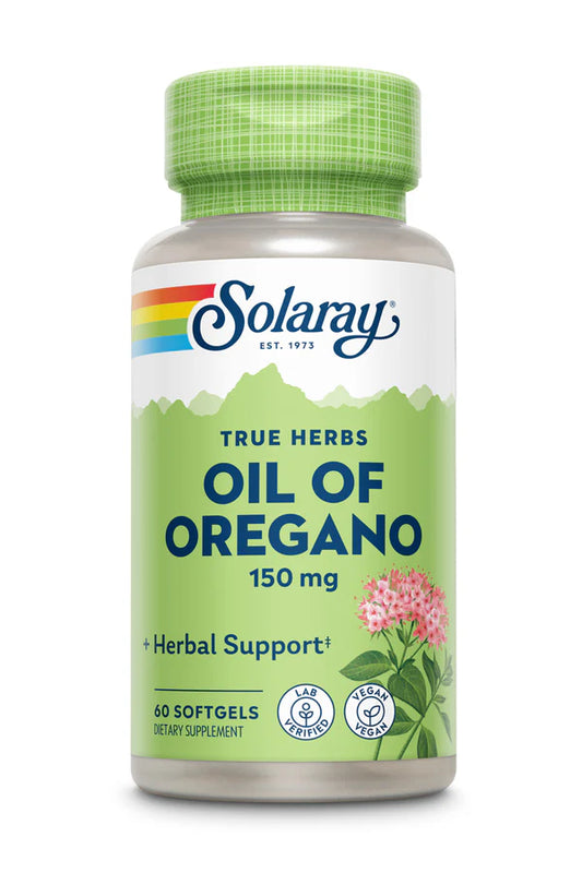 Solaray True Herbs Oil Of Oregano 150 mg