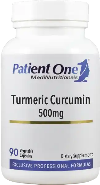 Patient One Turmeric Curcumin 500 mg 90 Vegetable Capsules