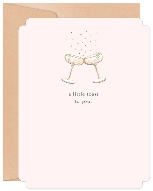 'A Little Toast To You' Willow & Ivy Anniversary Card