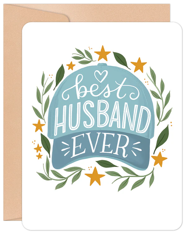 'Best Husband Ever' Willow & Ivy Birthday Card