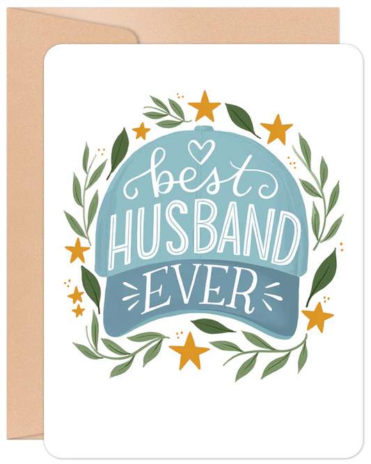 'Best Husband Ever' Willow & Ivy Birthday Card