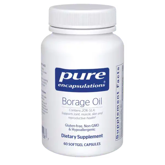 Pure Encapsulations Borage Oil 60 Softgel Capsules