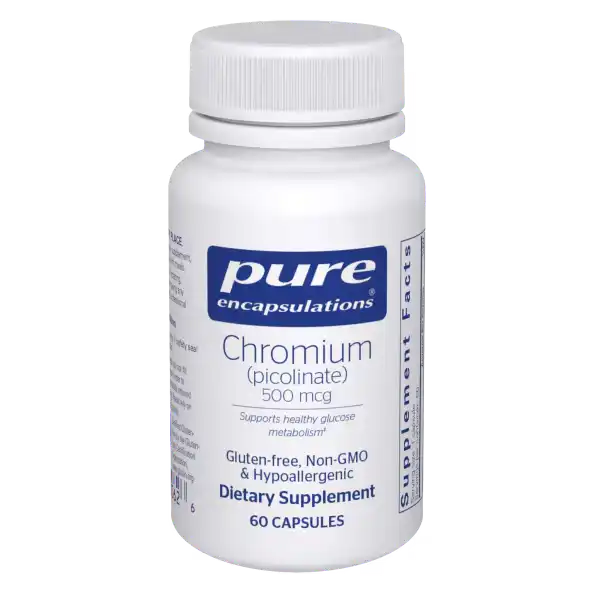 Pure Encapsulations Chromium Picolinate 500 MCG 60 Capsules