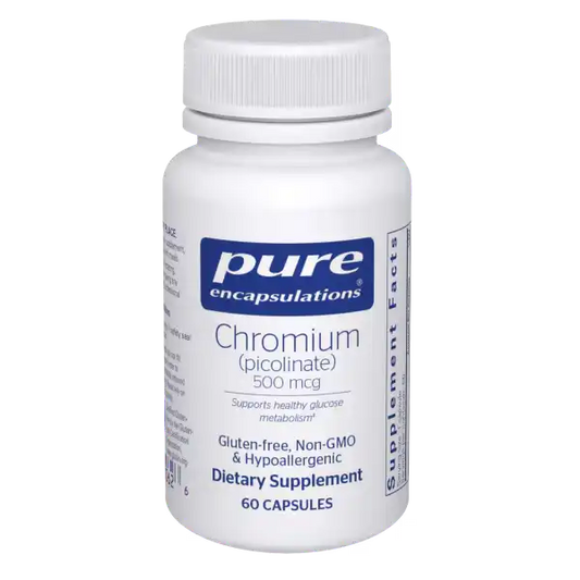 Pure Encapsulations Chromium Picolinate 500 MCG 60 Capsules