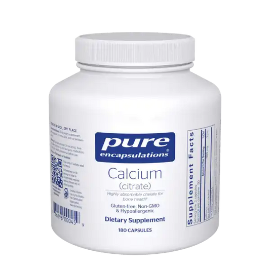 Pure Encapsulations Calcium Citrate 180 Capsules