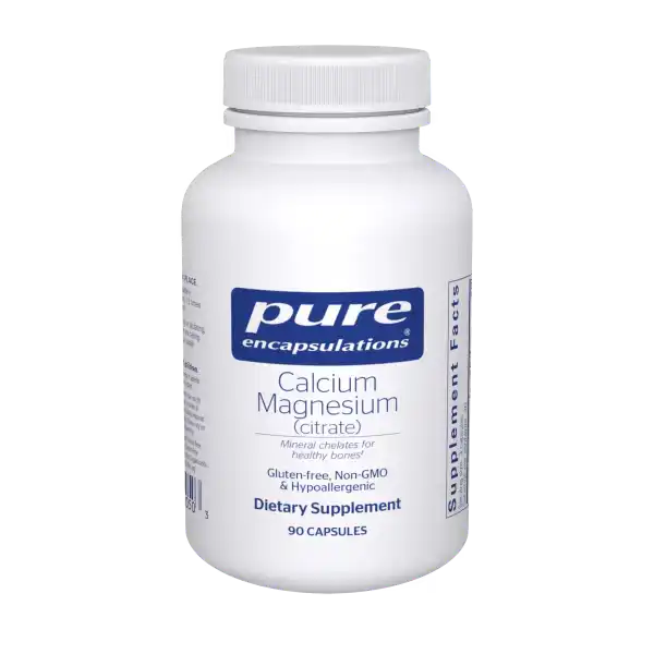 Pure Encapsulations Calcium Magnesium Citrate 90 Capsules