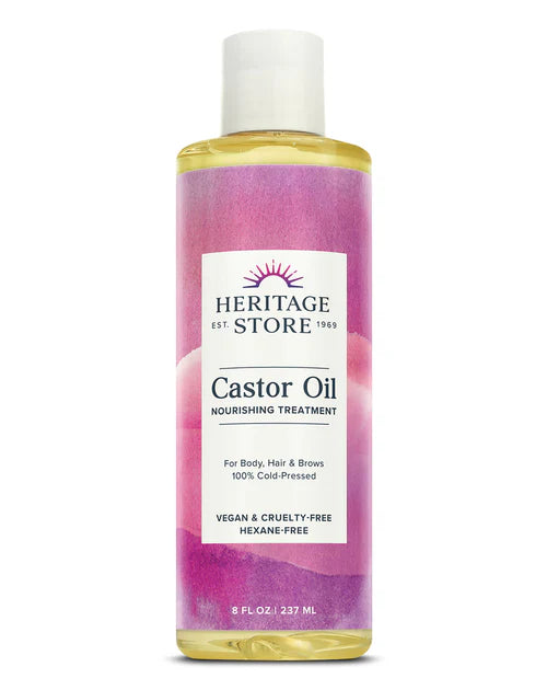 Heritage Store Castor Oil 8 oz.