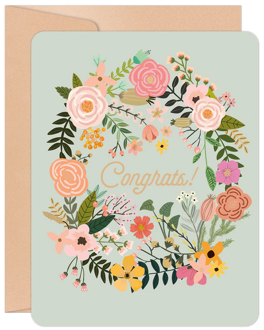 'Congrats!' Willow & Ivy Card