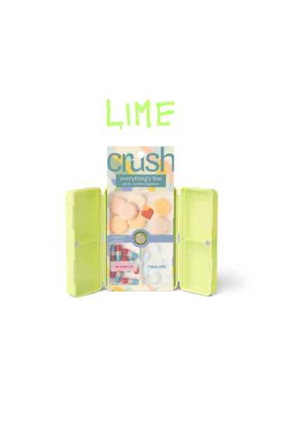 Crush Lime Pill & Vitamin Organizer