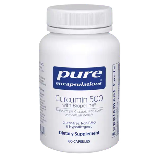 Pure Encapsulations Curcumin 500 with Bioperine 60 Capsules