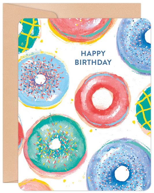 "Happy Birthday" Willow & Ivy Donut Card