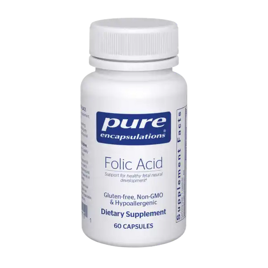 Pure Encapsulations Folic Acid 60 Capsules