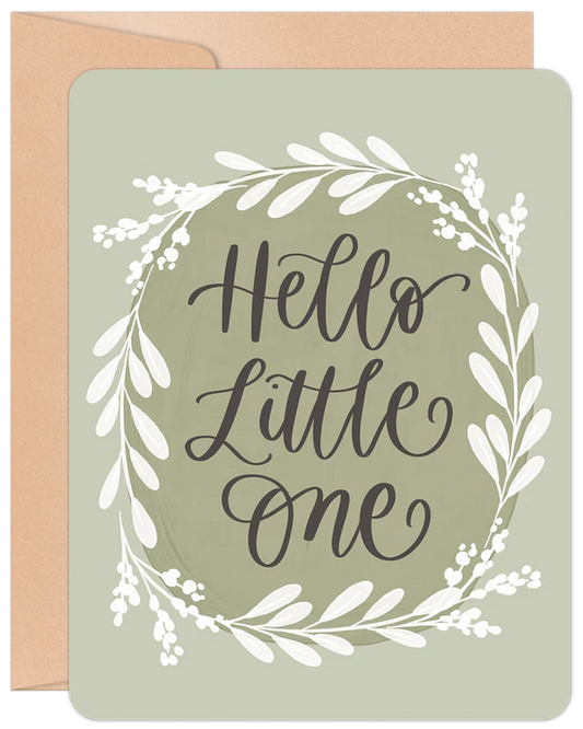 'Hello Little One' Willow & Ivy Card