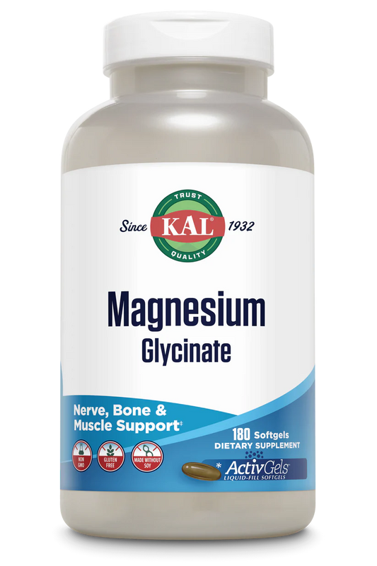 KAL Magnesium Glycinate 180 Softgels