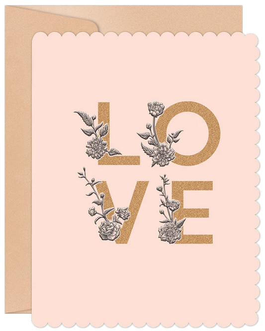 'Love' Willow & Ivy Card