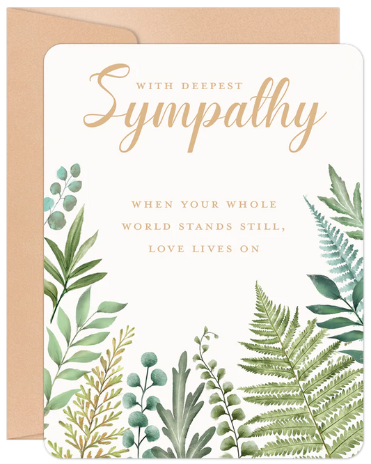 'Love Lives On' Willow & Ivy Card