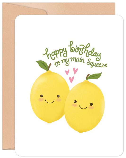 'Happy Birthday To My Main Squeeze' Willow & Ivy Birthday Card