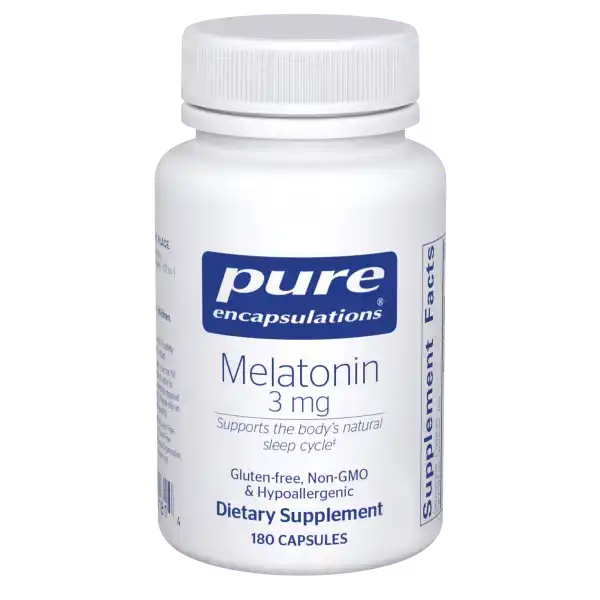 Pure Encapsulations Melatonin 3 mg 180 Capsules