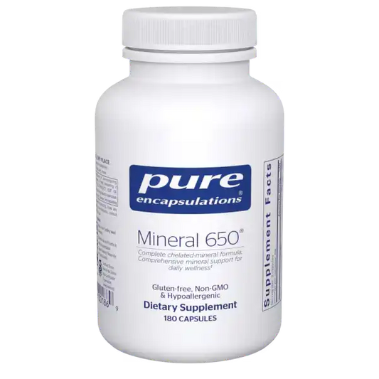 Pure Encapsulations Mineral 650 180 Capsules