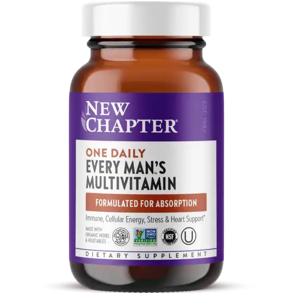 New Chapter Every Man's One Daily Multivitamin 48 Vegetarian Tablets