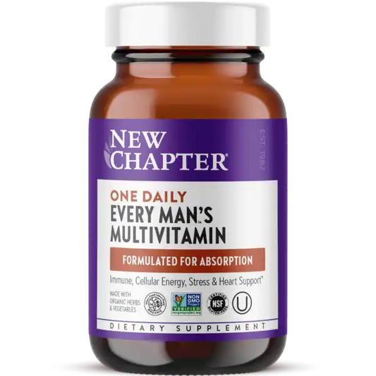 New Chapter Every Man's One Daily Multivitamin 48 Vegetarian Tablets