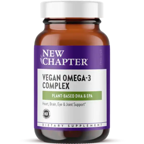 New Chapter Vegan Omega-3 Complex 30 100% Vegan Softgels