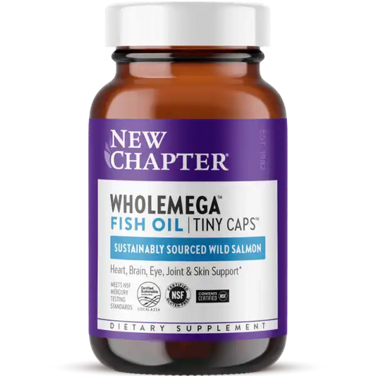 New Chapter Wholemega™ Fish Oil Tiny Caps™ BSE-free 90 Softgels