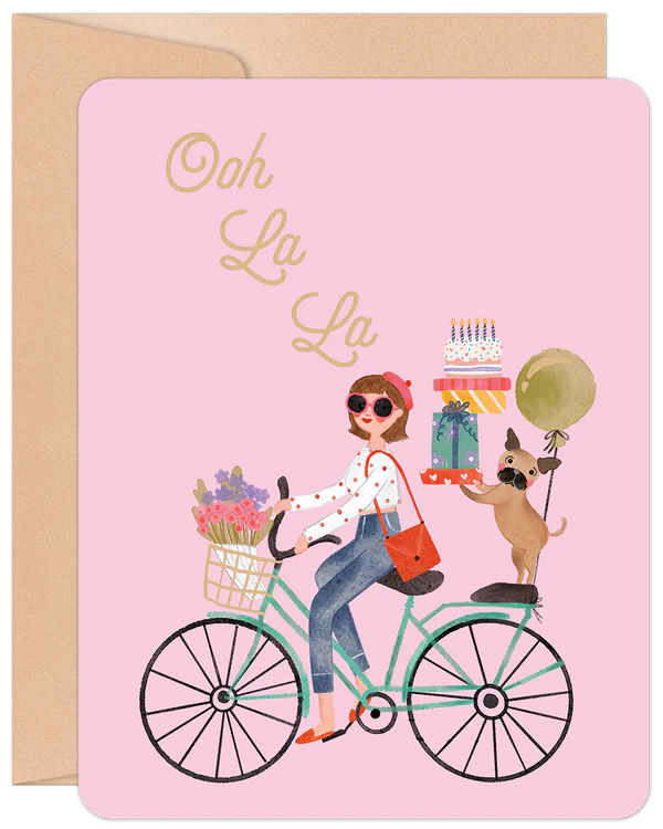 'Ooh La La' Willow & Ivy Birthday Card