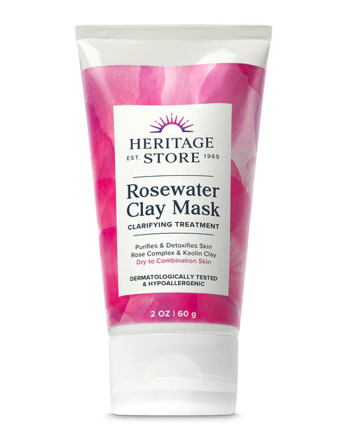 Heritage Store Rosewater Clay Mask 2 oz.