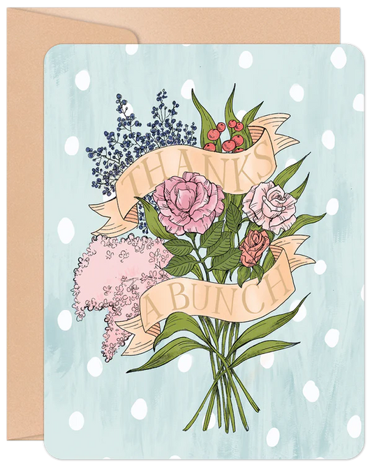 'Thanks A Bunch' Willow & Ivy Card