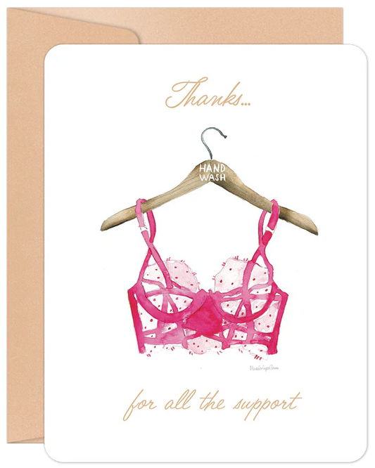 'Thanks For All The Support' Willow & Ivy Card