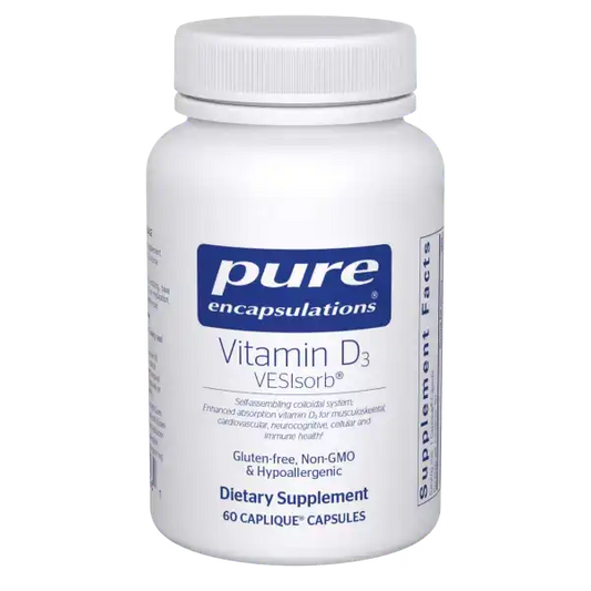 Pure Encapsulations Vitamin D3 Vesisorb 60 Caplique Capsules