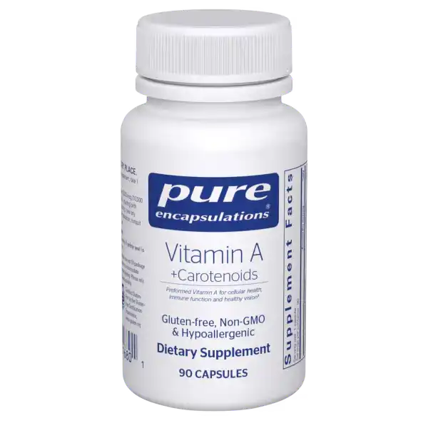 Pure Encapsulations Vitamin A + Carotenoids 90 Capsules