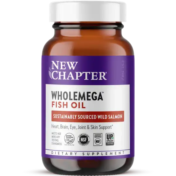 New Chapter Wholemega™ Fish Oil BSE-free 120 Softgels