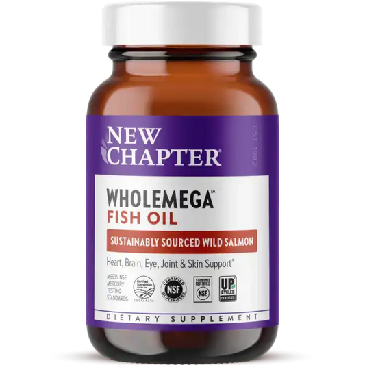 New Chapter Wholemega™ Fish Oil BSE-free 120 Softgels