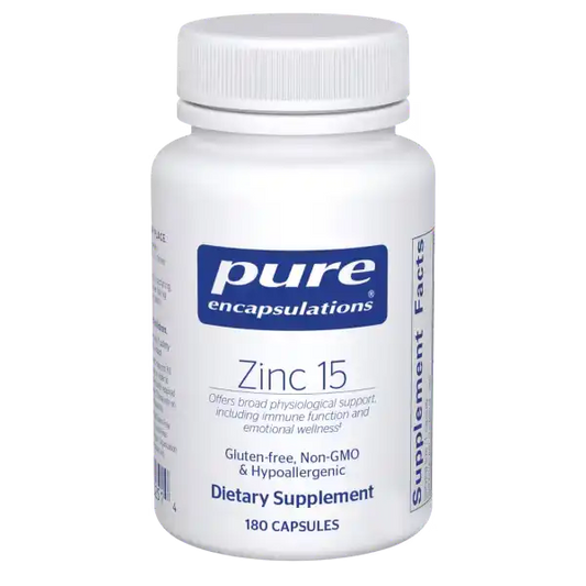 Pure Encapsulations Zinc 15 180 Capsules