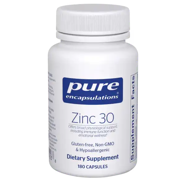 Pure Encapsulations Zinc 30 180 Capsules