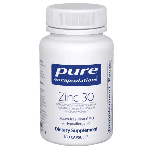 Pure Encapsulations Zinc 30 180 Capsules